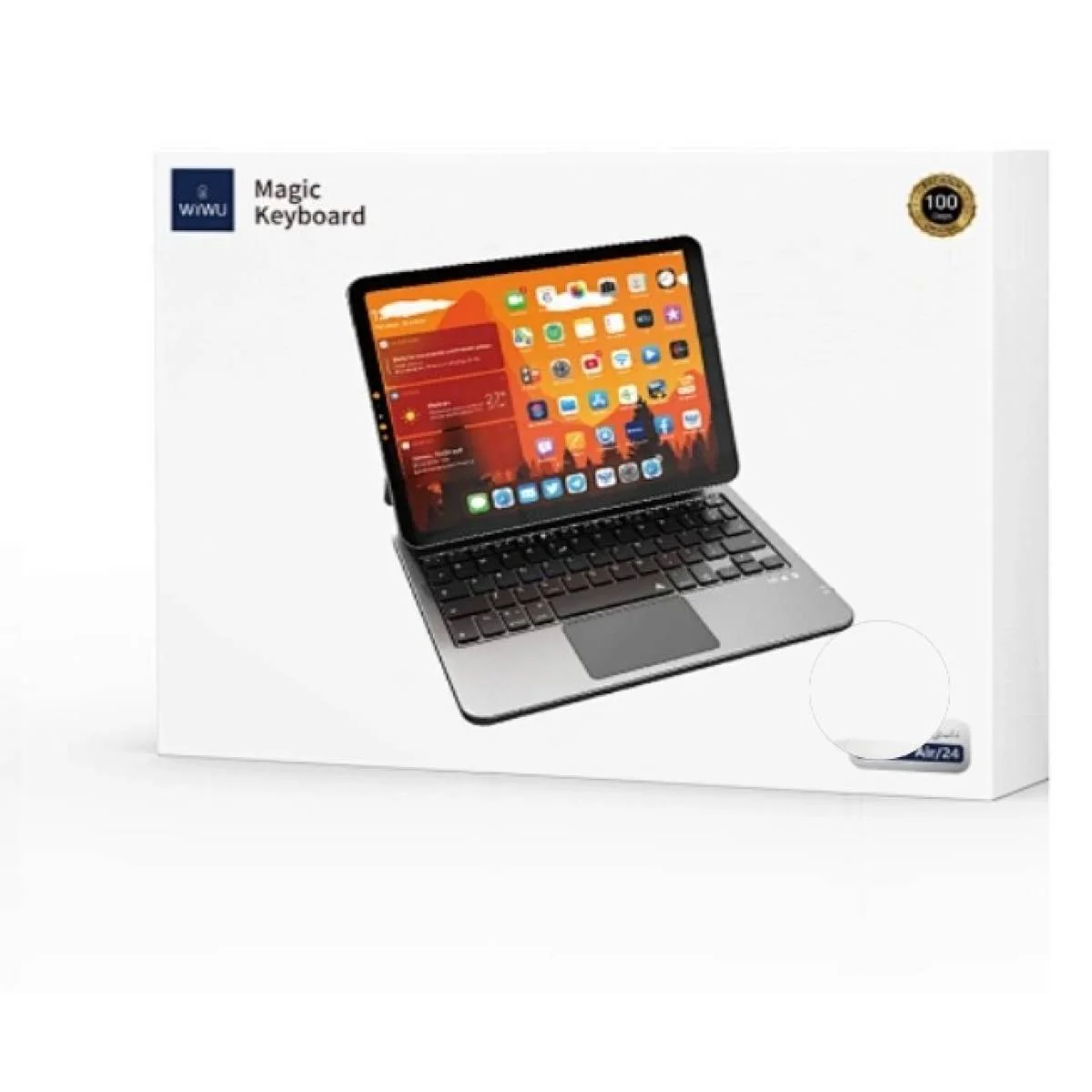 كفر كيبورد WIWU MK-003 بإضاءة خلفية وتاتش باد وتثبيت مغناطيسي لـ iPad Pro 11 إنش (2024) - Image 4