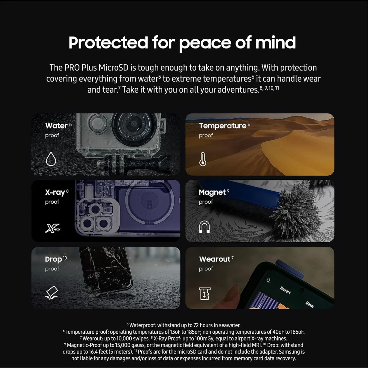 بطاقة ذاكرة Samsung PRO Ultimate microSDXC مع قارئ 256GB بسرعة تصل إلى 200 MB/s - Image 4
