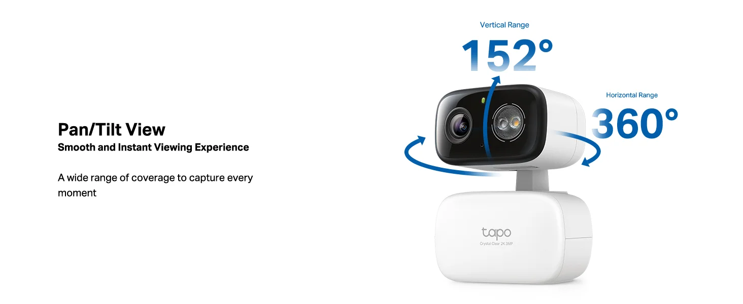 كاميرا مراقبة خارجية TP-LINK Tapo C216 واي فاي بدقة 2K 3MP مع دوران 360° وتحريك/إمالة - Image 17