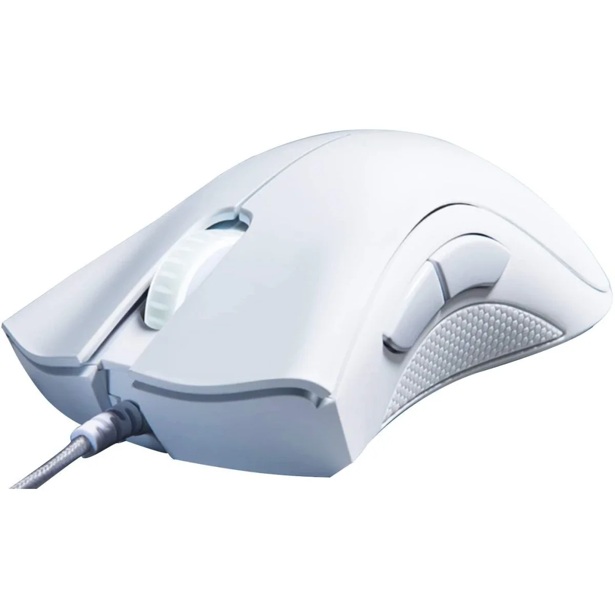ماوس ألعاب Razer DeathAdder Essential سلكي بمستشعر بصري 6400 DPI، أبيض - Thumbnail 2