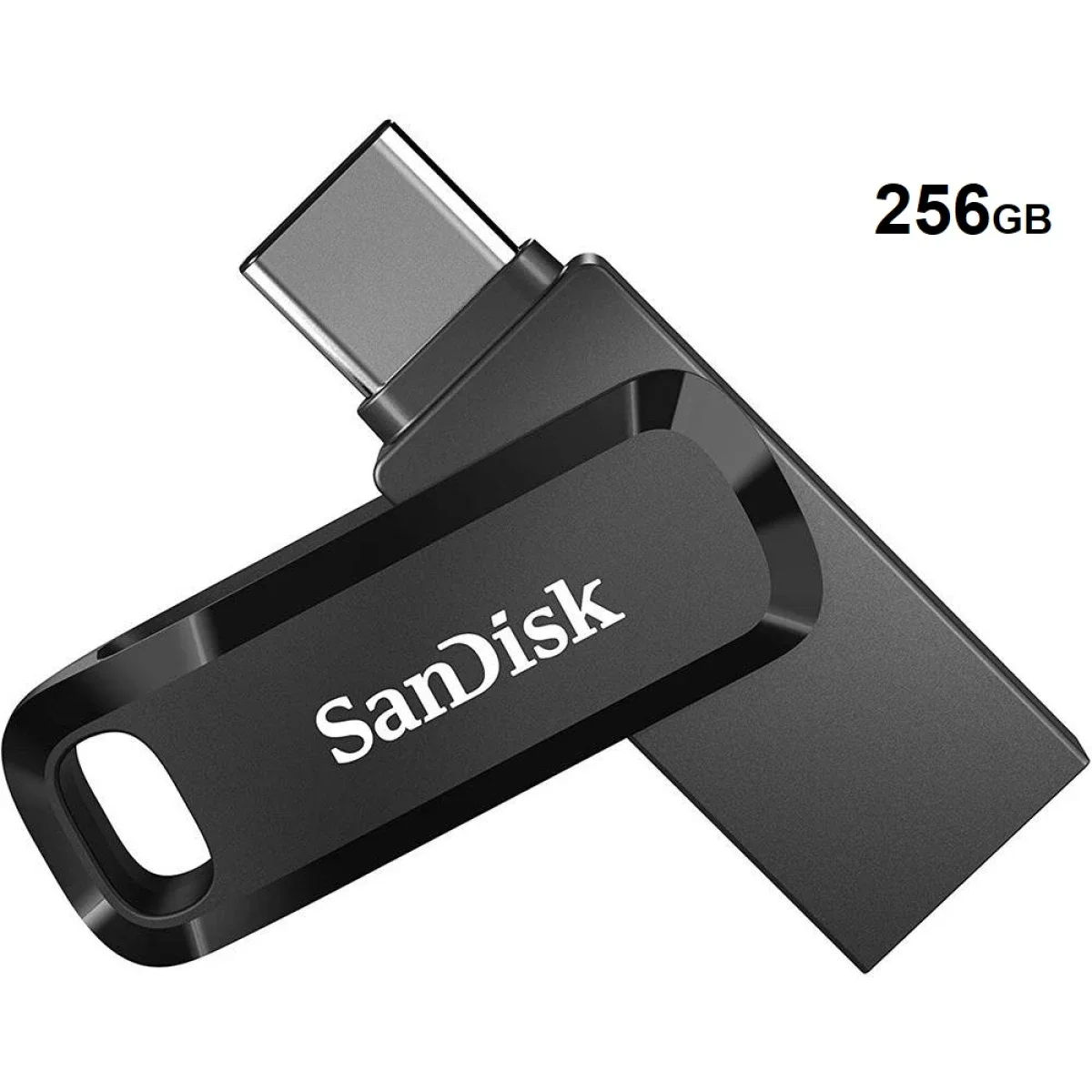 SanDisk Ultra Dual Drive Go 256GB 2-in-1 USB Flash Drive Type-A & Type-C USB 3.2 Gen 1 Black