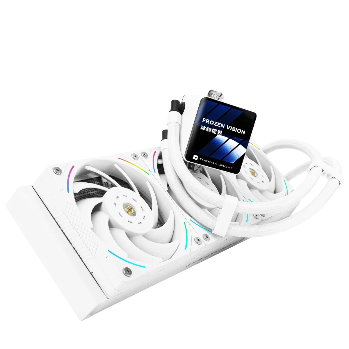 Thermalright Frozen Vision 360 White Liquid CPU Cooler with 2.88 Inch IPS LCD - Image 2