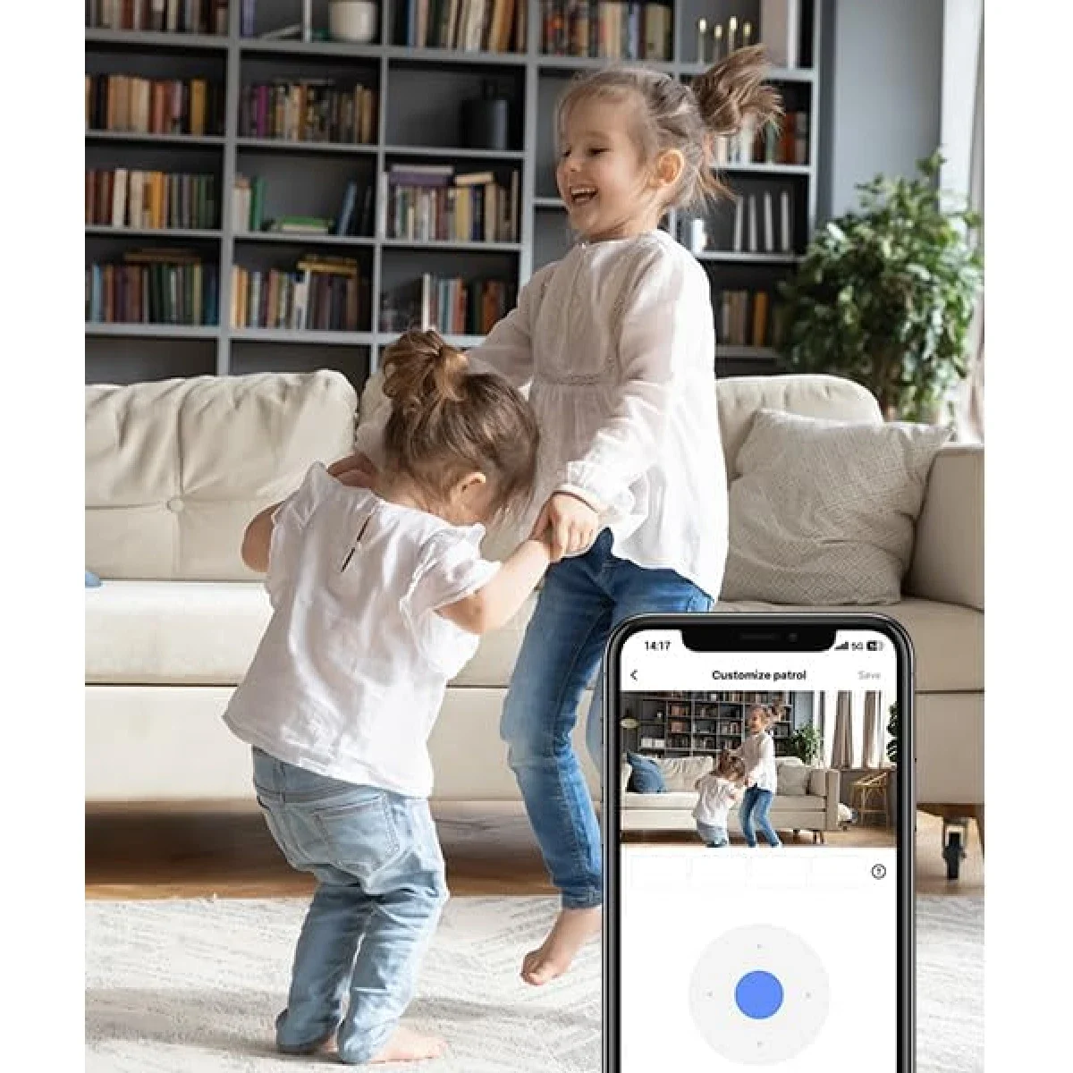 Ezviz TY1 Pro Smart Wi-Fi Pan & Tilt Indoor Camera with Color Night Vision - Thumbnail 5