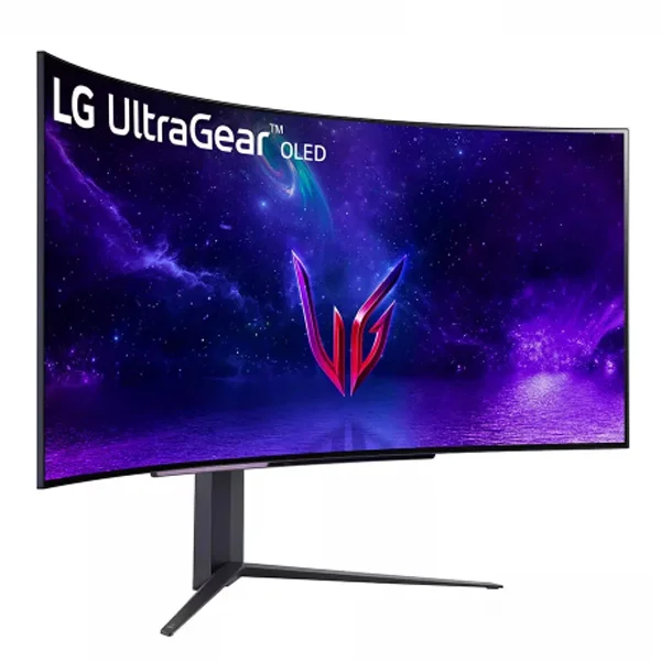 شاشة ألعاب منحنية OLED LG 45GR95QE-B UltraGear مقاس 45 إنش WQHD بتردد 240Hz وزمن استجابة 0.03ms - Thumbnail 2