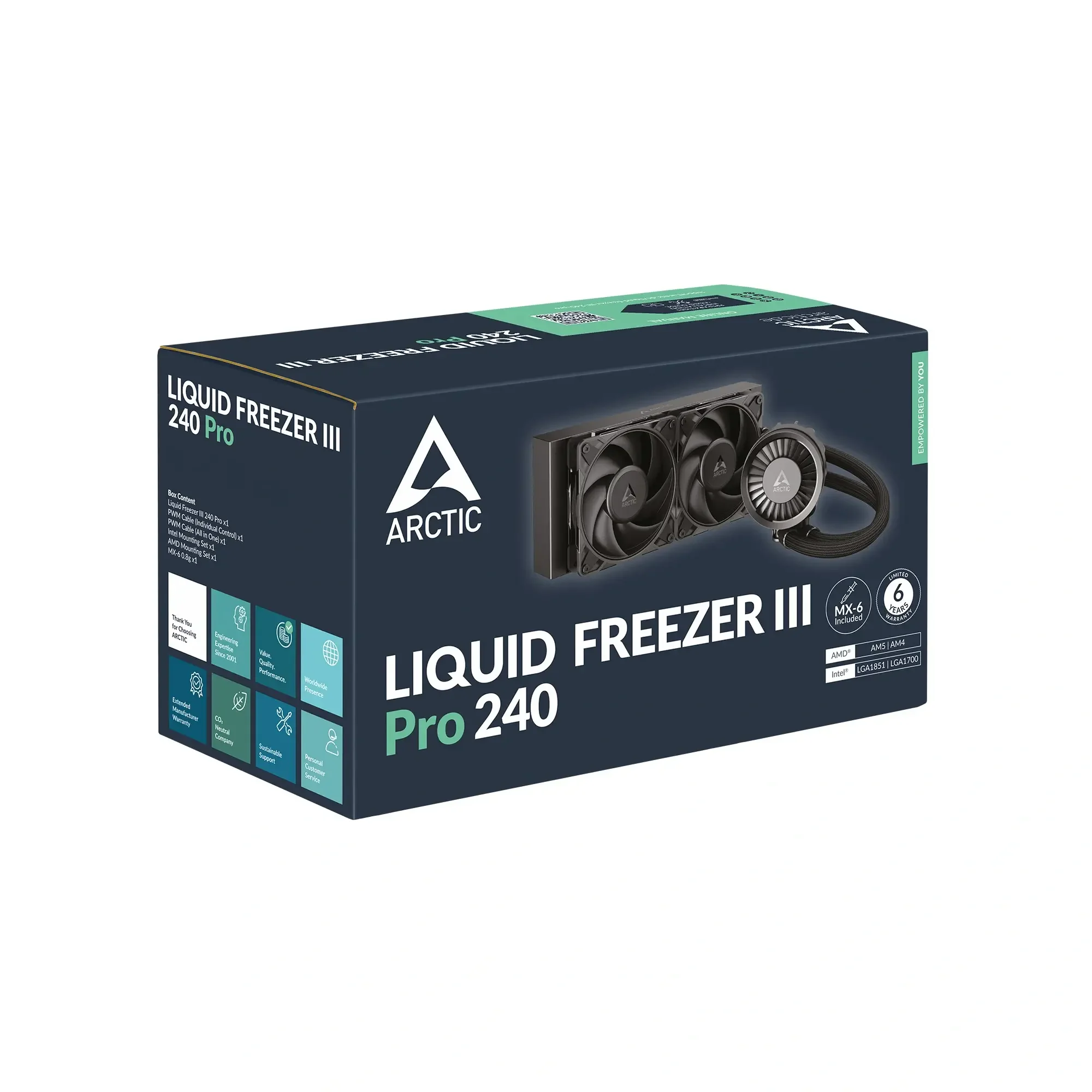 مبرد سائل للمعالج ARCTIC Freezer III Pro 240 AIO - Thumbnail 5