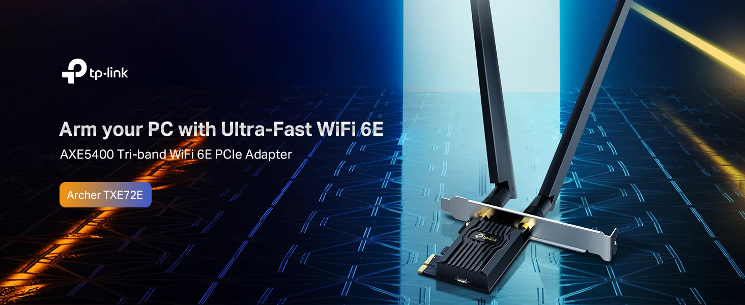 TP-LINK Archer TXE72E AXE5400 Wi-Fi 6E PCIe Adapter with Bluetooth 5.3 - Thumbnail 7
