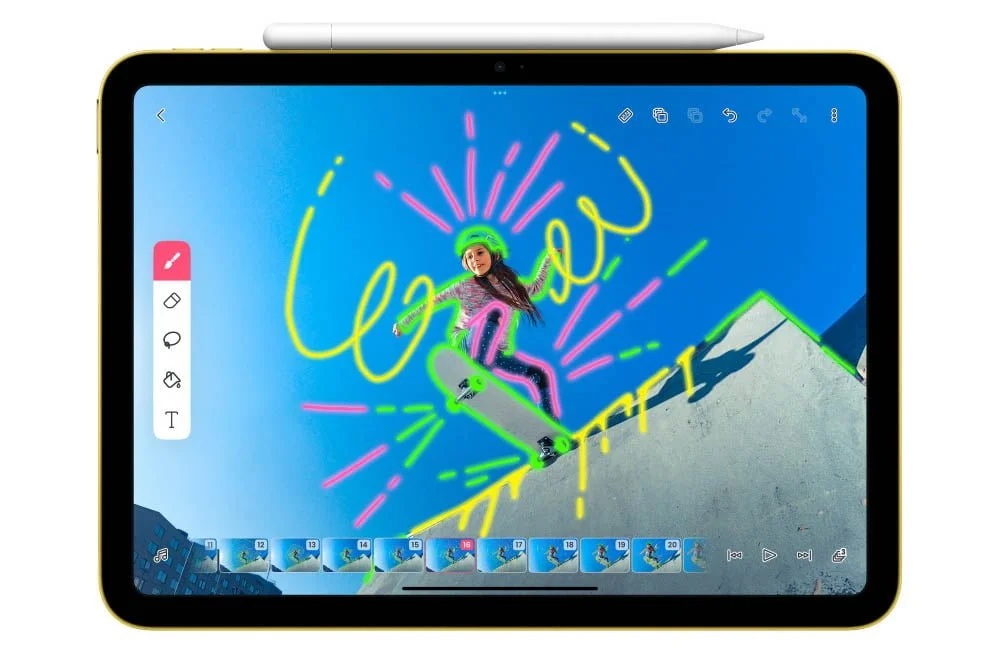 قلم Apple Pencil (USB-C) MUWA3AM/A لآيباد A16 وآيباد برو 12.9 إنش (الجيل 3–6) وآيباد برو 11 إنش (الجيل 1–4) وآيباد إير 4/5 وآيباد 10 وآيباد ميني 6 - Thumbnail 5