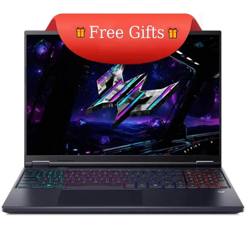 لابتوب ألعاب Acer Predator Helios Neo 16 AI بمعالج Core Ultra 9 275HX، شاشة 16 إنش 2K+ (2560 x 1600) IPS، رام 16GB، SSD سعة 1TB، RTX 5060 16GB، DOS – NH.QVUEM.002