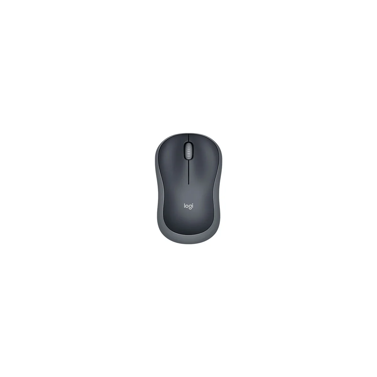 ماوس Logitech M185 لاسلكي USB مزدوج الاستخدام - رمادي