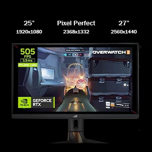 Asus ROG Swift PG27AQN 27-Inch QHD Fast IPS 360Hz Gaming Monitor - Thumbnail 14