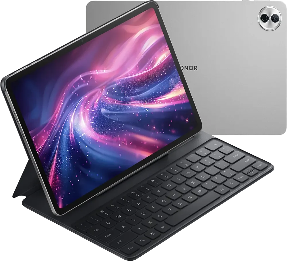 جهاز تابلت HONOR Pad 10 بشاشة 12.1 إنش IPS بدقة 2560 × 1600 وتردد 120Hz وسعة 256GB وWi‑Fi مع لوحة مفاتيح بلوتوث ذكية - Image 2