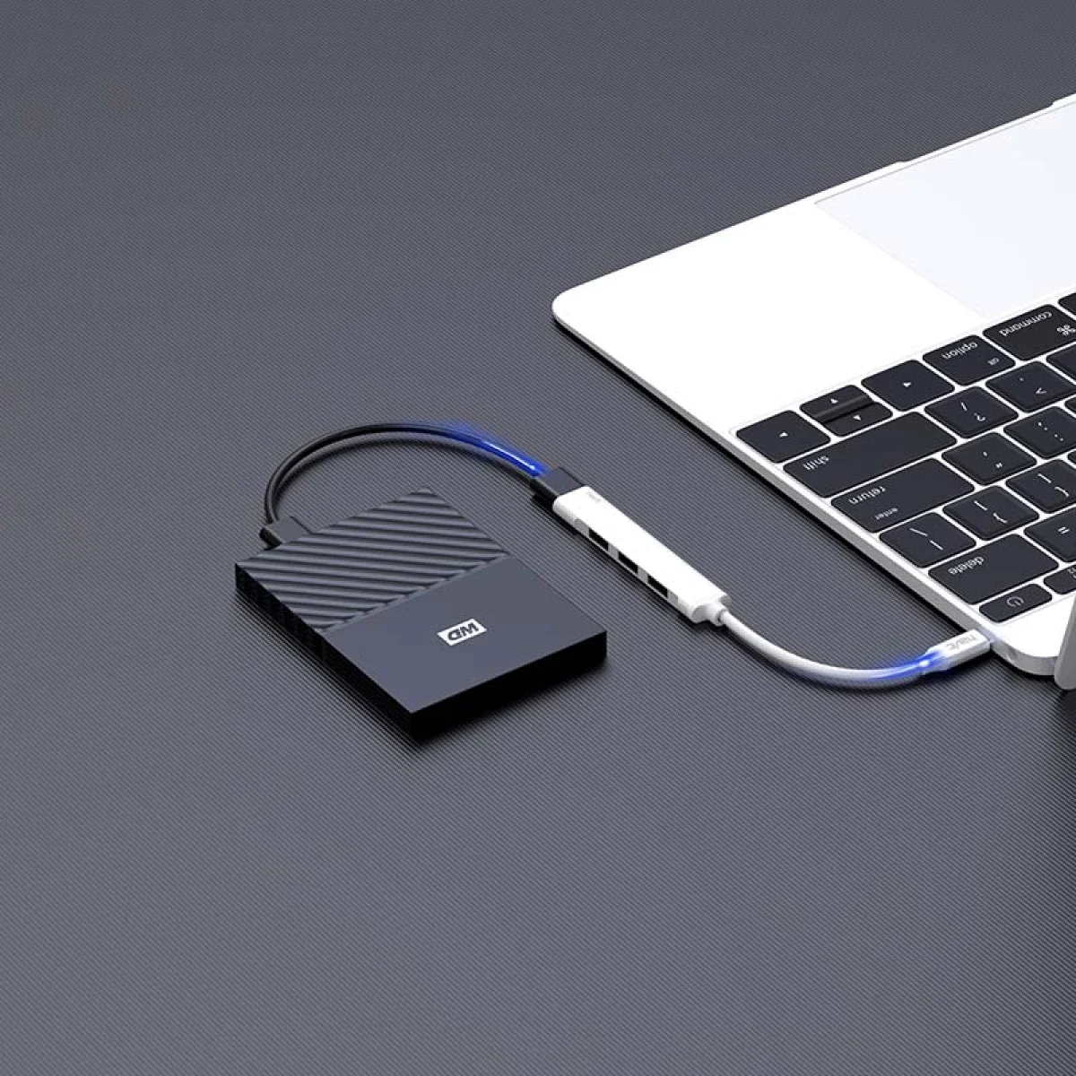 HAVIT HB41 Type-C Hub with USB 3.0, HDMI and Card Reader - Thumbnail 4
