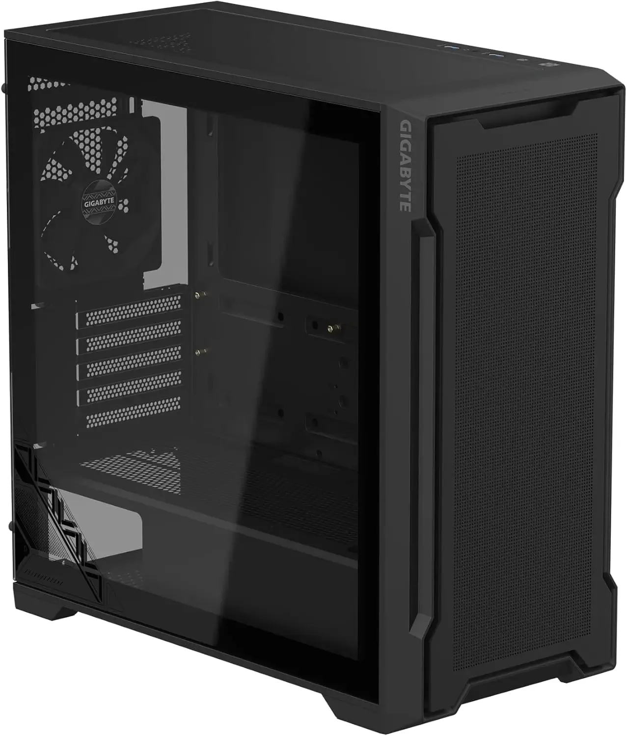 GIGABYTE C102G Glass Mid-Tower Gaming Case Black - Thumbnail 5