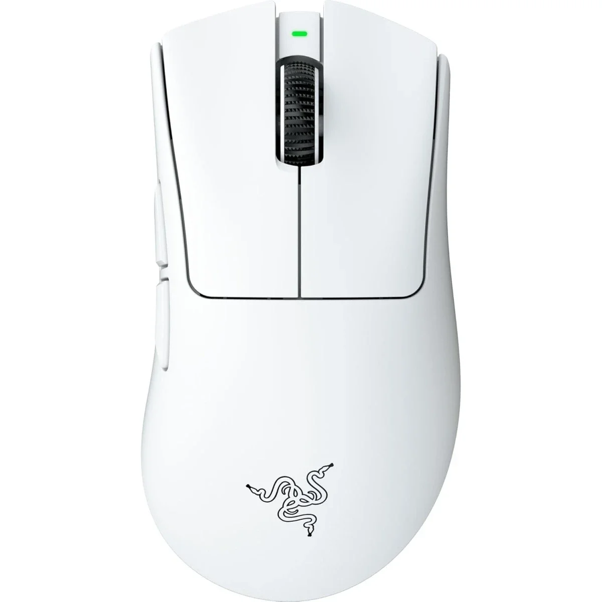 ماوس ألعاب Razer DeathAdder V4 Pro لاسلكي، 56 غرام، HyperSpeed الجيل الثاني، مستشعر Focus Pro 45K الجيل الثاني، عجلة تمرير بصرية، مفاتيح بصرية الجيل الرابع، بطارية حتى 150 ساعة، أبيض - Thumbnail 7
