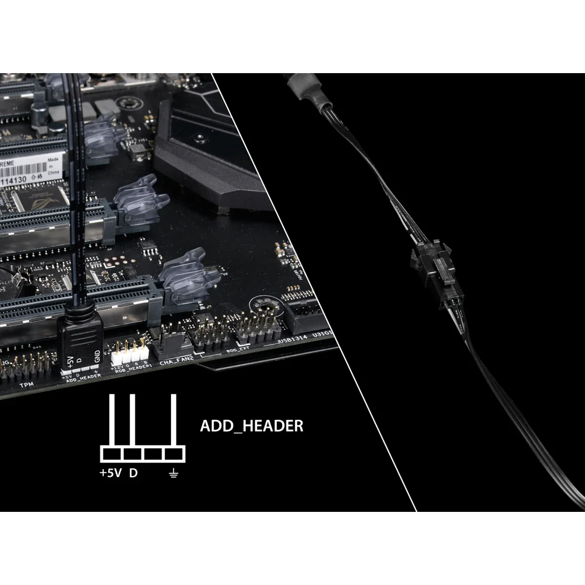 شريط إضاءة LED RGB قابل للعنونة DeepCool RGB 200 PRO مع طقم تثبيت مغناطيسي - Image 6