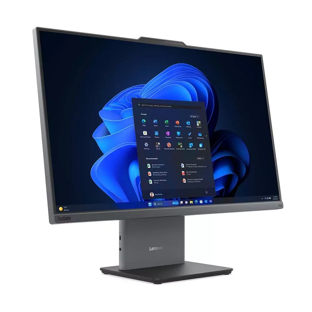 كمبيوتر الكل في واحد Lenovo ThinkCentre Neo 50a 27 Gen 6 LNL بمعالج Core Ultra 7-256V ورام 16GB DDR5 وتخزين 512GB NVMe SSD وشاشة IPS مقاس 27 إنش ونظام DOS – 13QE000BEQ - Image 6