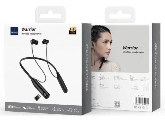 WIWU GB-06 Wireless Magnetic Sweatproof Neckband Headset, Type-C - Image 5