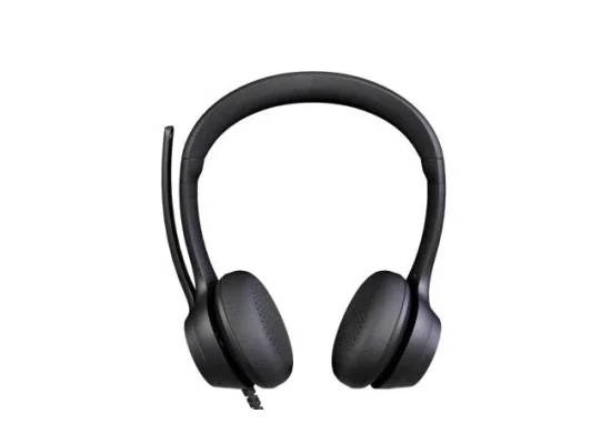 Meetion H390C Type-C Wired Office Headphones - Black
