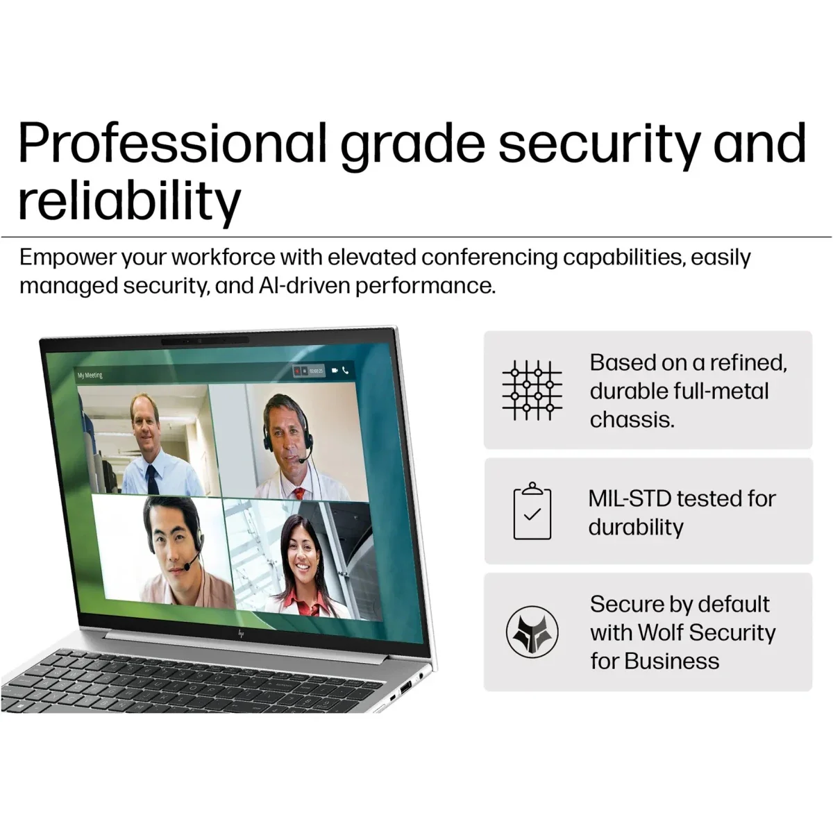 لابتوب أعمال HP EliteBook 840 G11 بمعالج Intel Core Ultra 7 10 أنوية - فضي - Image 4