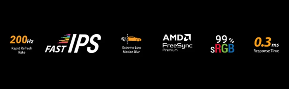 شاشة ألعاب Asus TUF VG259Q5A مقاس 25 إنش Fast IPS بدقة Full HD ومعدل 200Hz وزمن 0.3ms - Thumbnail 9