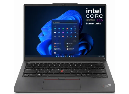 Lenovo ThinkPad E14 Gen 8 (21Y60039EQ) Laptop, 14" WUXGA IPS, Intel Core Ultra 7 355, 16GB DDR5, 1TB NVMe SSD, Wi-Fi 7, Thunderbolt 4, Backlit Arabic Keyboard, Black, 1-Year Warranty - Thumbnail 9