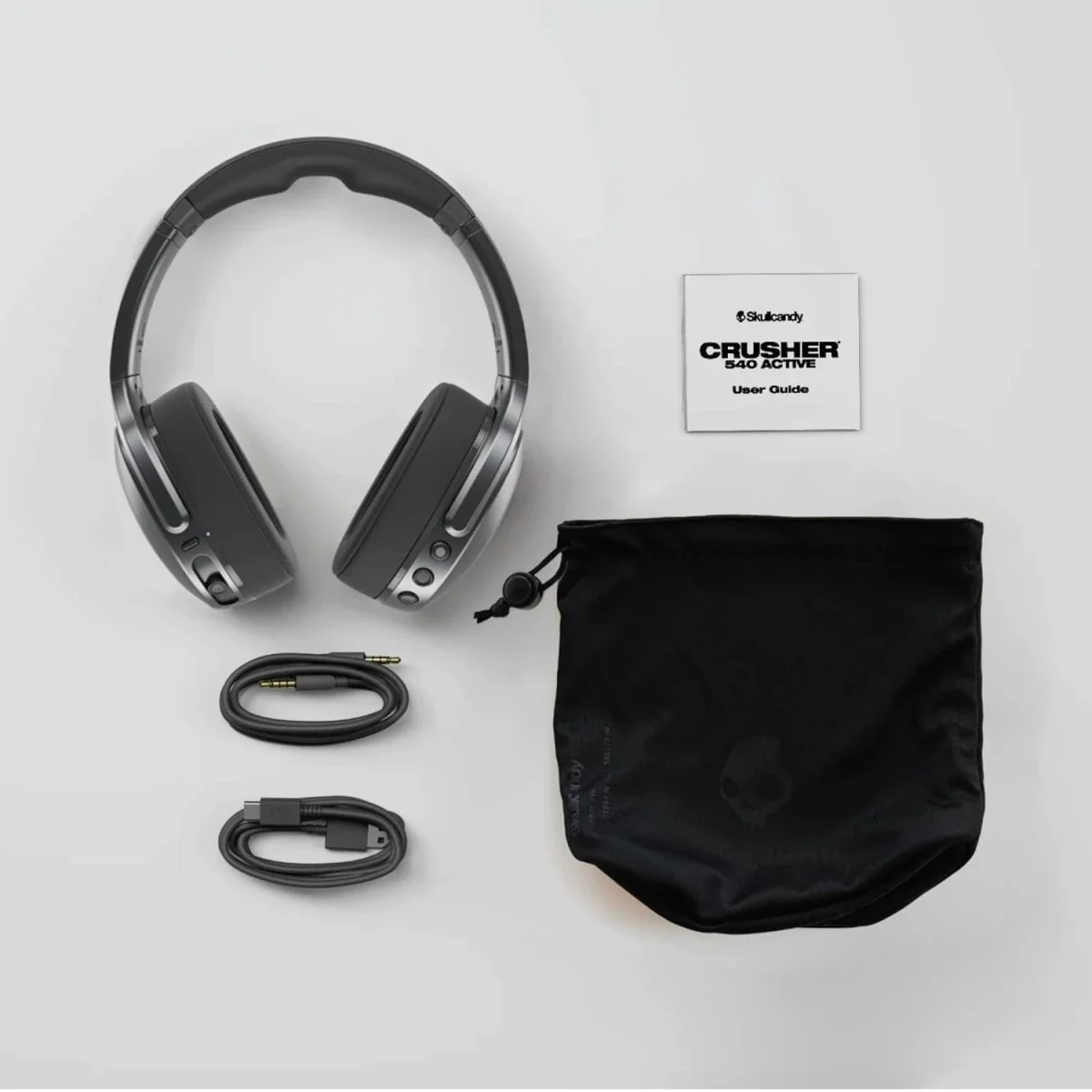 Skullcandy Crusher 540 Active Wireless Bluetooth Over-Ear Headphones, Coal - Thumbnail 8