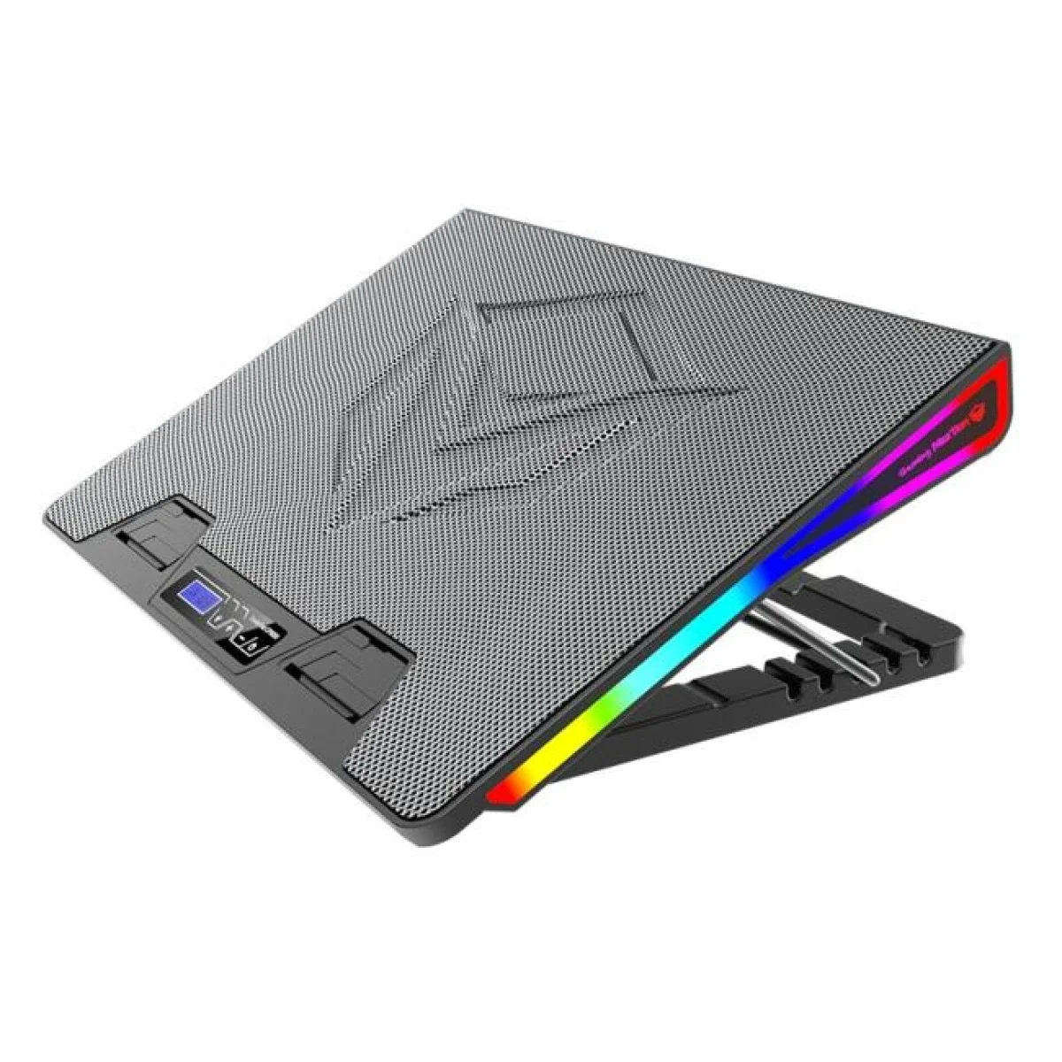 Meetion CP5050 RGB Gaming Laptop Cooling Pad for 9-19 Inch Laptops with XL Fan & Dual USB - Image 2