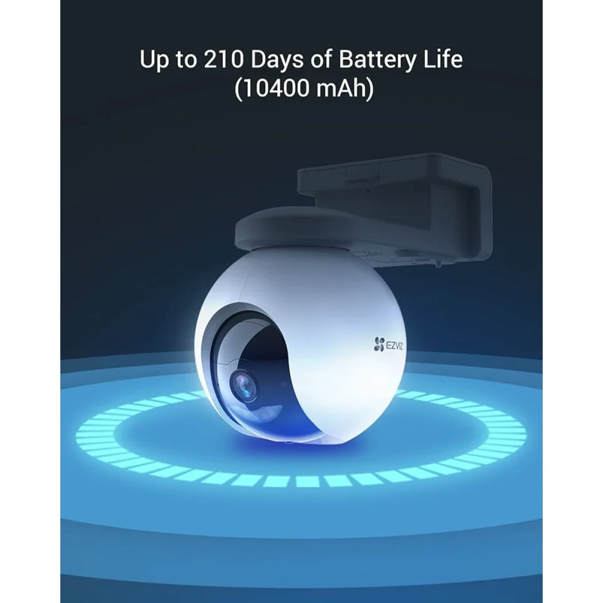 كاميرا مراقبة خارجية Ezviz CS-HB8 بدقة 4MP و2K+ تعمل عبر Wi‑Fi وبطارية - Image 3