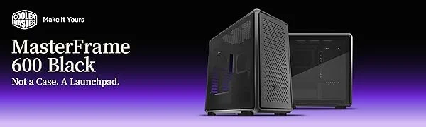 Cooler Master MasterFrame 600 Black ATX Mid-Tower Case with 420mm AIO Support - Image 11