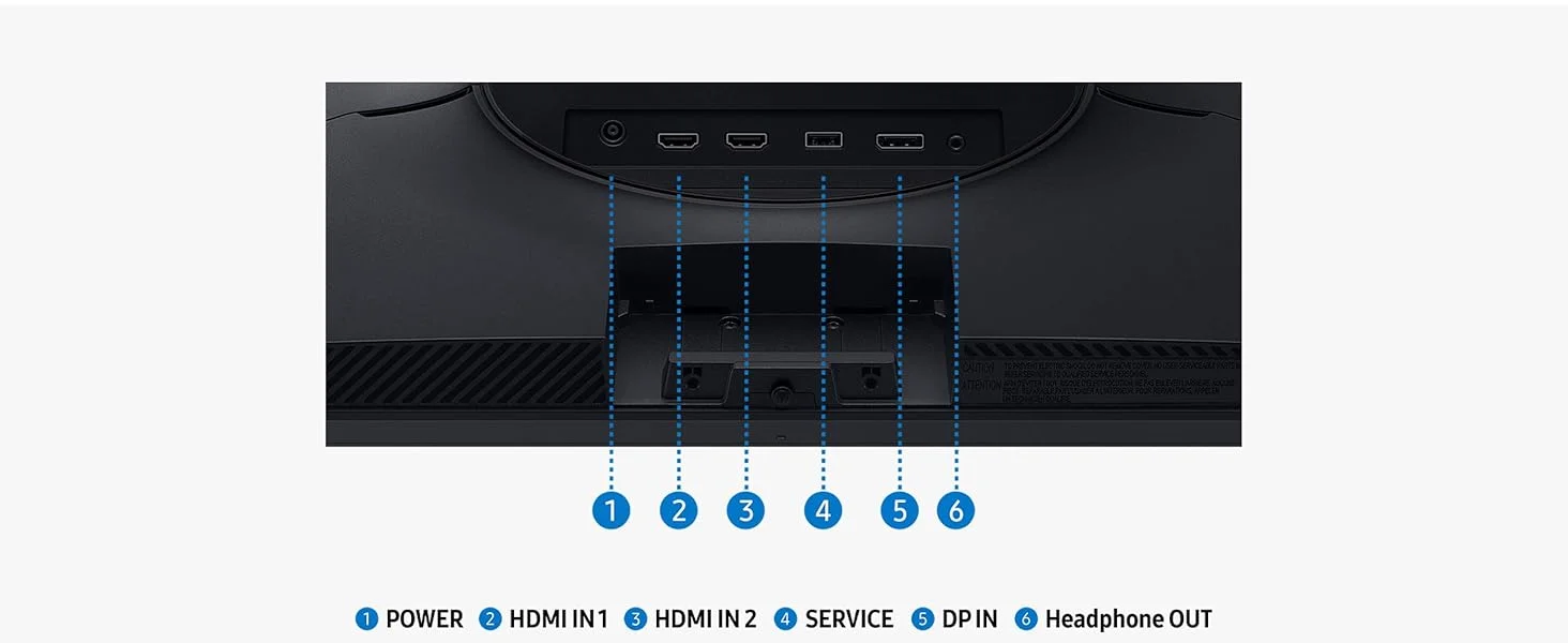 Samsung Odyssey G5 G53F 27-Inch QHD IPS Gaming Monitor, 200Hz, 1ms - Thumbnail 18