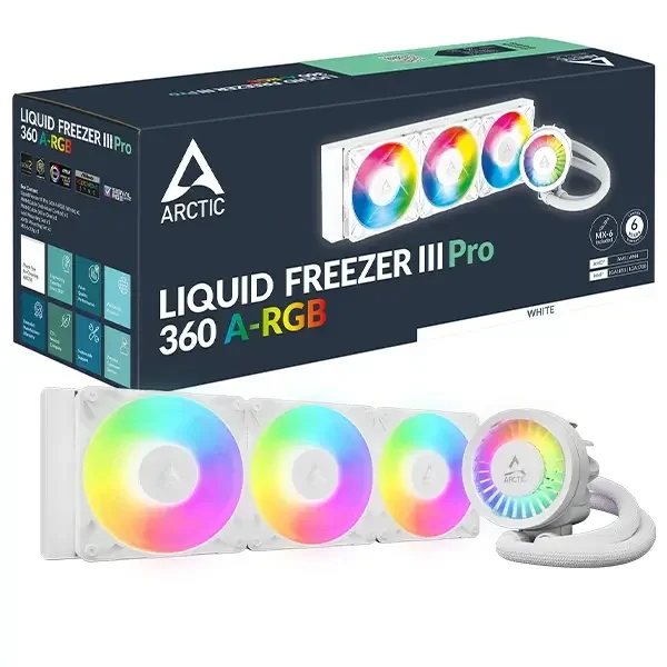 ARCTIC Freezer III Pro 360 A-RGB White All-in-One CPU Liquid Cooler