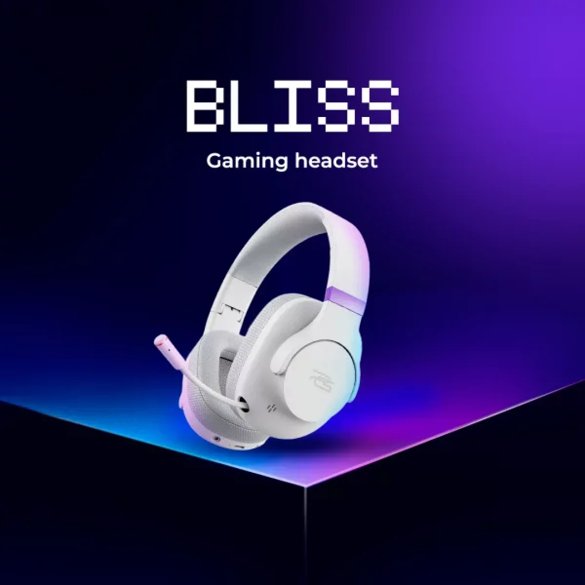Proove Gaming Bliss Bluetooth 5.4 Gaming Headset with Foldable Microphone, Black (GHBLPP010001) - Thumbnail 5