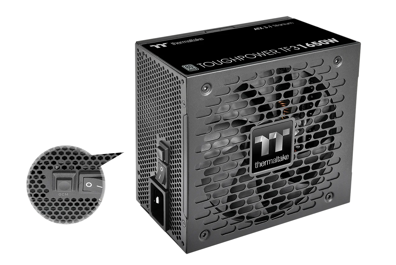 مزود طاقة Thermaltake Toughpower TF3 بقدرة 1650 واط ATX 3.1 معياري بالكامل بشهادة 80 PLUS Titanium - Thumbnail 22