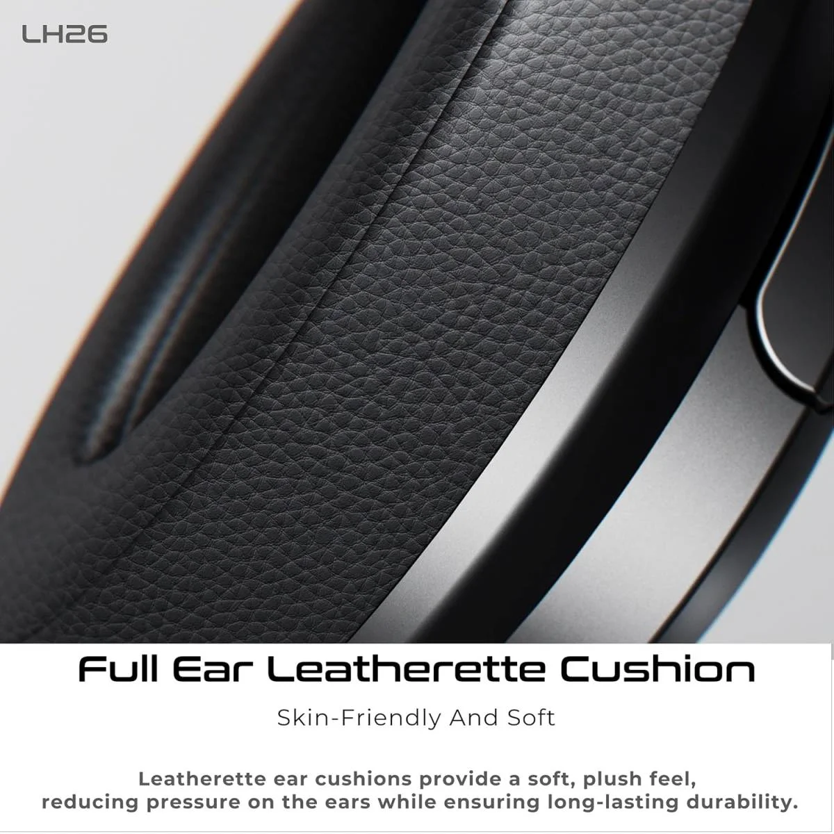 سماعات رأس فوق الأذن Lenyes LH26 لاسلكية مع ANC وBluetooth 5.4 ومحركات 40 مم وتشغيل 31 ساعة - Image 6