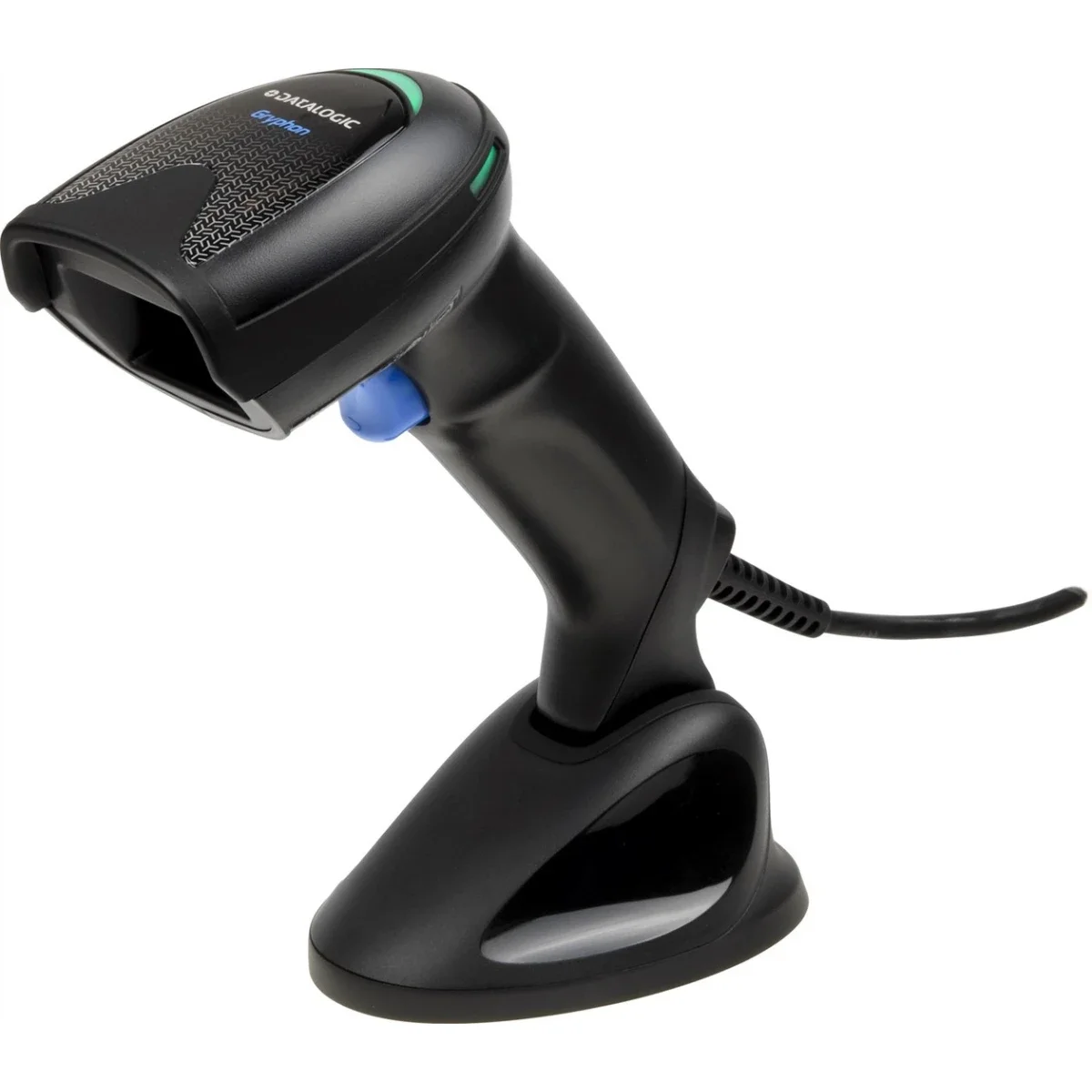 ماسح باركود يدوي Datalogic Gryphon GD4520 سلكي 1D و2D وOCR مع حامل