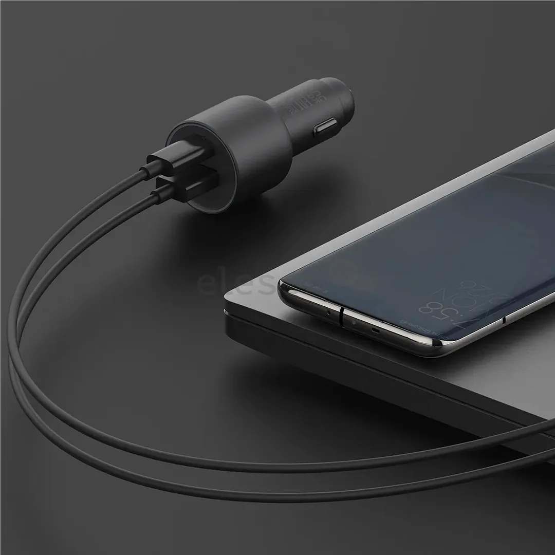 شاحن سيارة Xiaomi بقدرة 67W مع USB-A + Type-C - Thumbnail 3