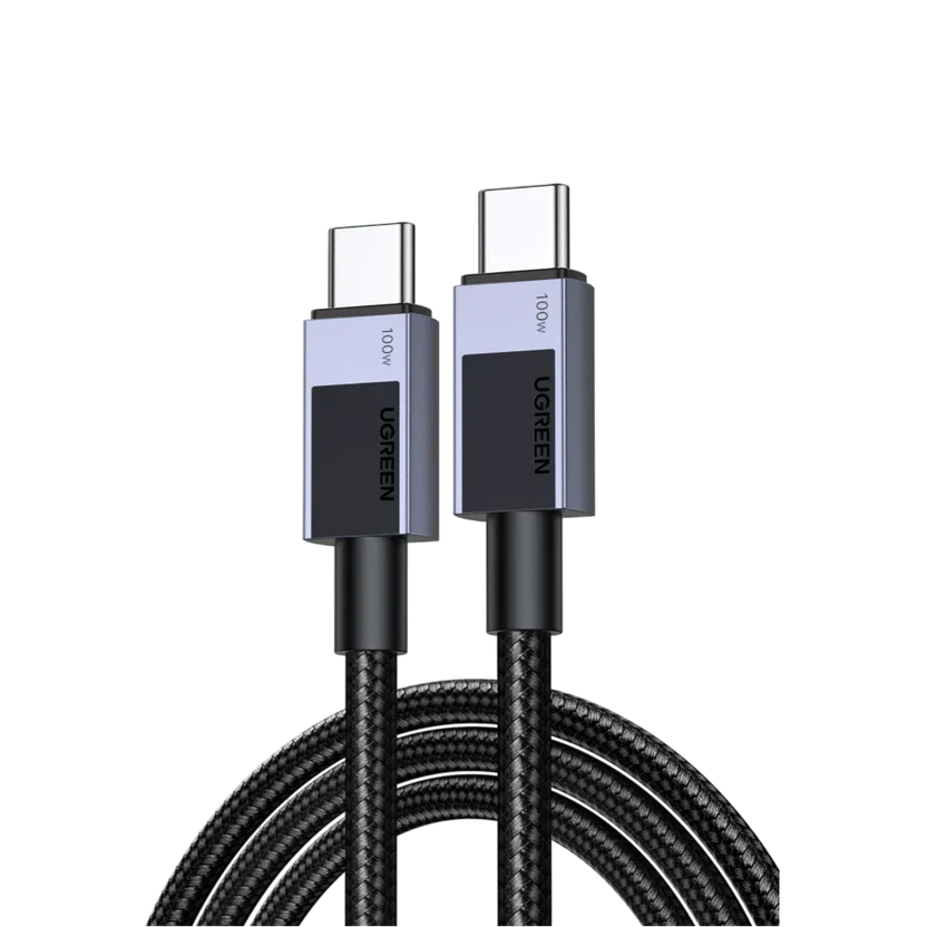 Ugreen 45065 100W USB-C to USB-C Nylon Charging Cable with E-Marker 3M
