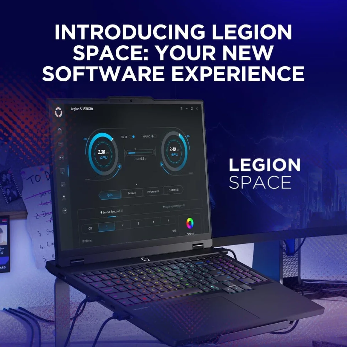 Lenovo Legion 5 15IRX10 2025 Gaming Laptop, Core i9-14900HX, RTX 5070 8GB DDR7, 2.5K OLED 165Hz, Black - Image 6