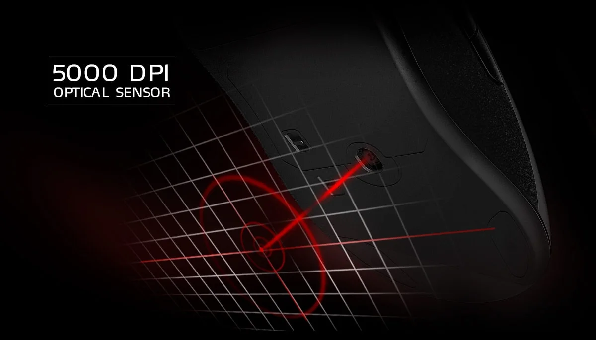 ماوس ألعاب XPG Infarex M20 بمستشعر بصري 5000 DPI - Thumbnail 3