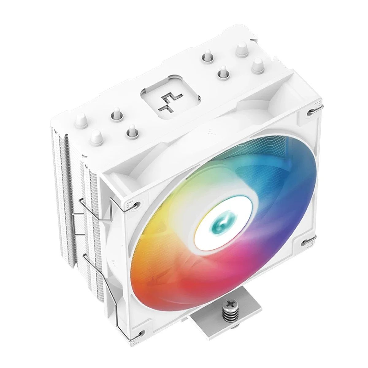 مبرد معالج DeepCool GAMMAXX AG400 ARGB أبيض بمروحة PWM 120 ملم و4 أنابيب حرارية، يدعم LGA 1700 - Image 5