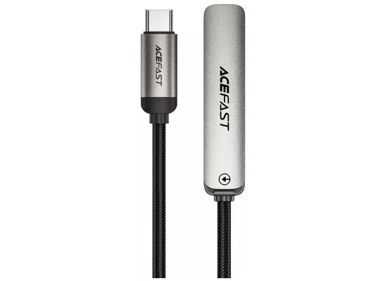 ACEFAST C28-01 USB-C to Lightning Cable with Phone Holder - Metal Grey - Image 9