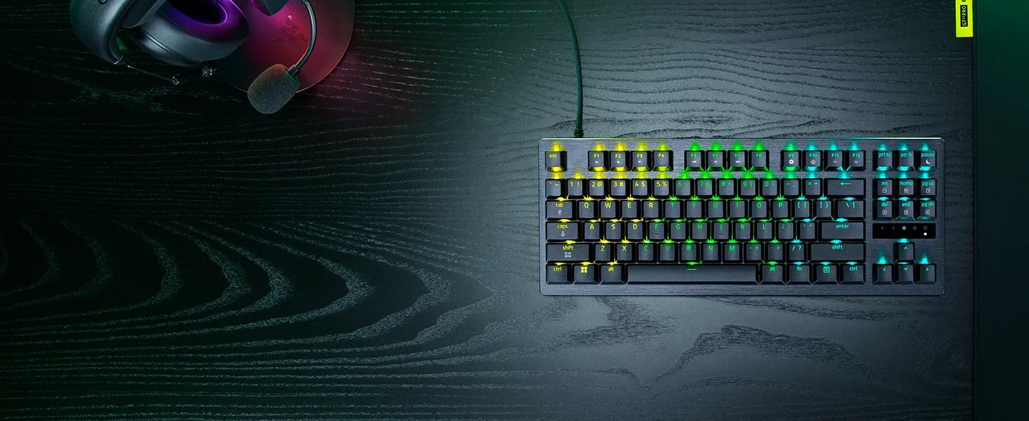 Razer Huntsman V3 TKL 8KHz Esports Gaming Keyboard with Gen-2 Analog Optical Switches - Black - Thumbnail 19