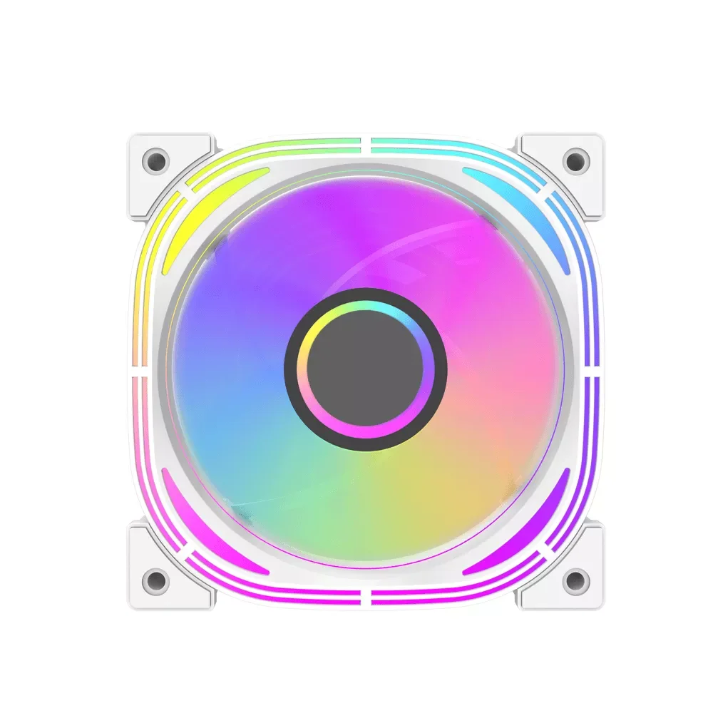 DarkFlash INF24 3-in-1 120mm ARGB Cooling Fan Kit - White - Thumbnail 7