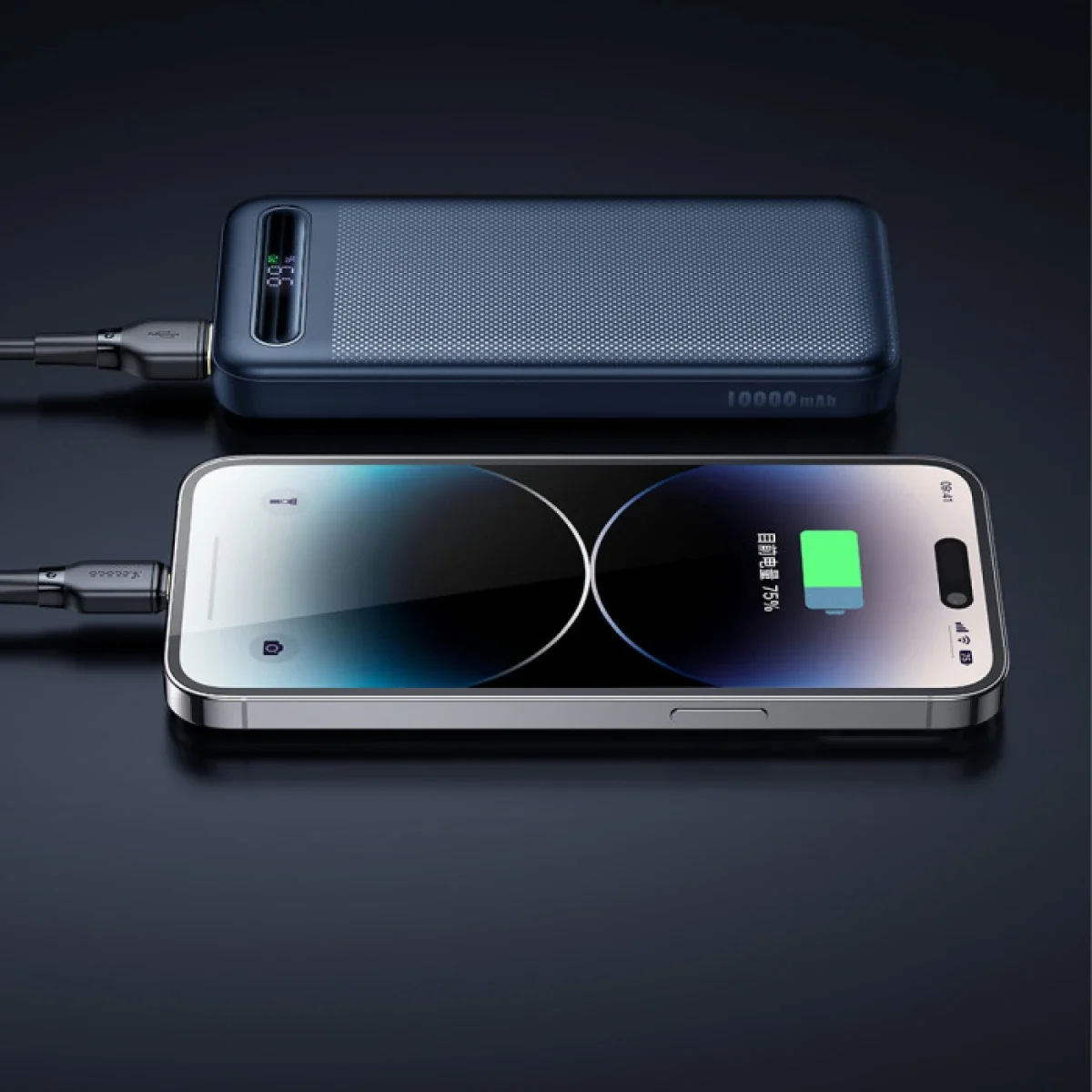 Mcdodo MC-3882 10000mAh Power Bank with Digital Display, 22.5W, USB-C & Dual USB-A - Blue - Thumbnail 6