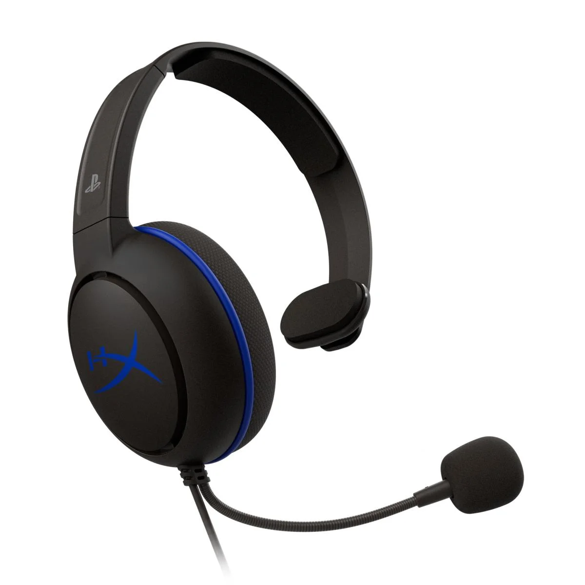 سماعة رأس Hyper X Cloud Chat لجهاز PS4 مع ميكروفون عازل للضوضاء