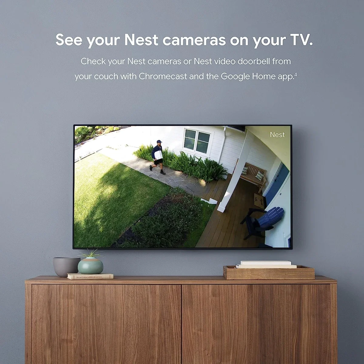 جهاز بث Google Chromecast الجيل الثالث Full HD مع كيبل HDMI - Chalk - Image 8