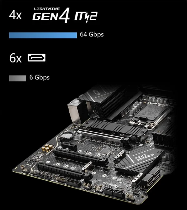 MSI PRO Z790-P WIFI DDR5 ATX Motherboard LGA 1700 Intel Z790 - Image 11