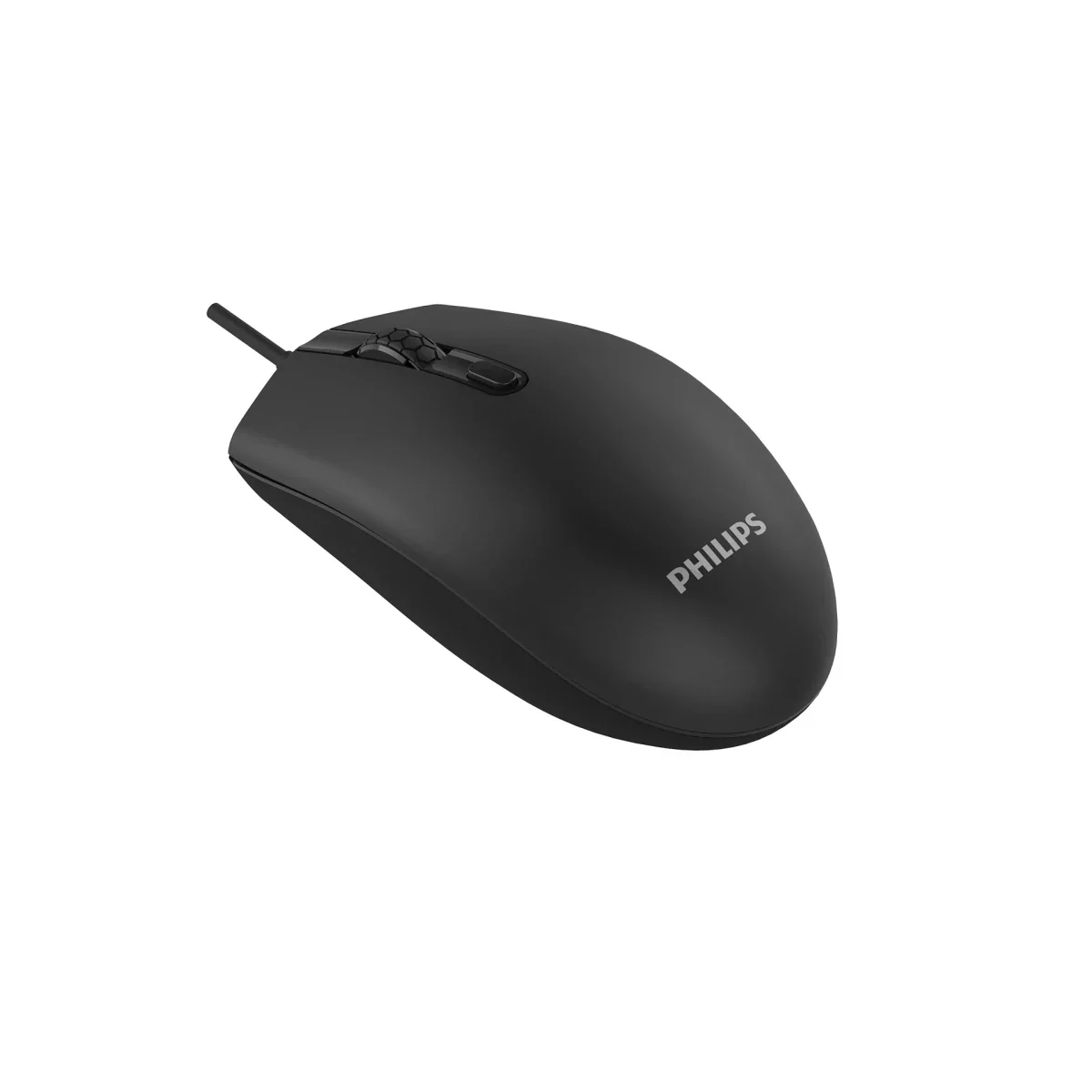 ماوس Philips M204 سلكي USB بصري مع 4 أزرار - أسود - Image 3