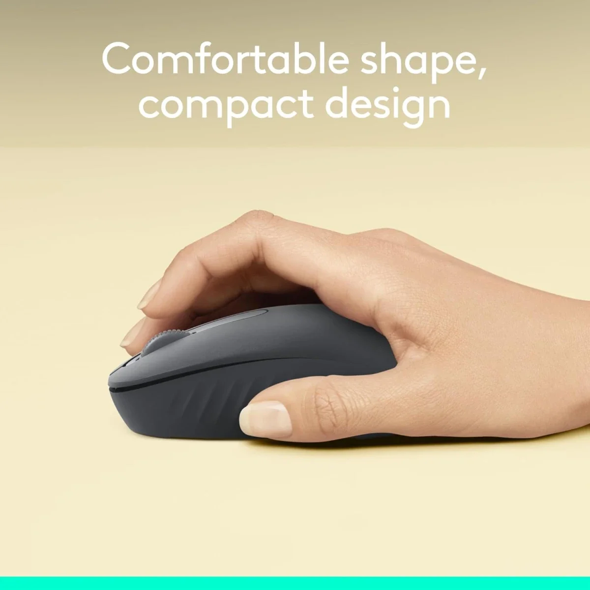 Logitech M196 Compact Bluetooth Wireless Mouse - Graphite - Thumbnail 3