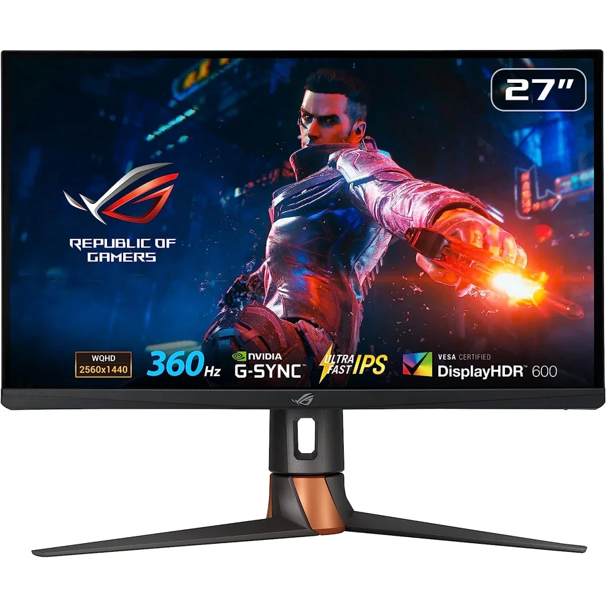 Asus ROG Swift PG27AQN 27-Inch QHD Fast IPS 360Hz Gaming Monitor